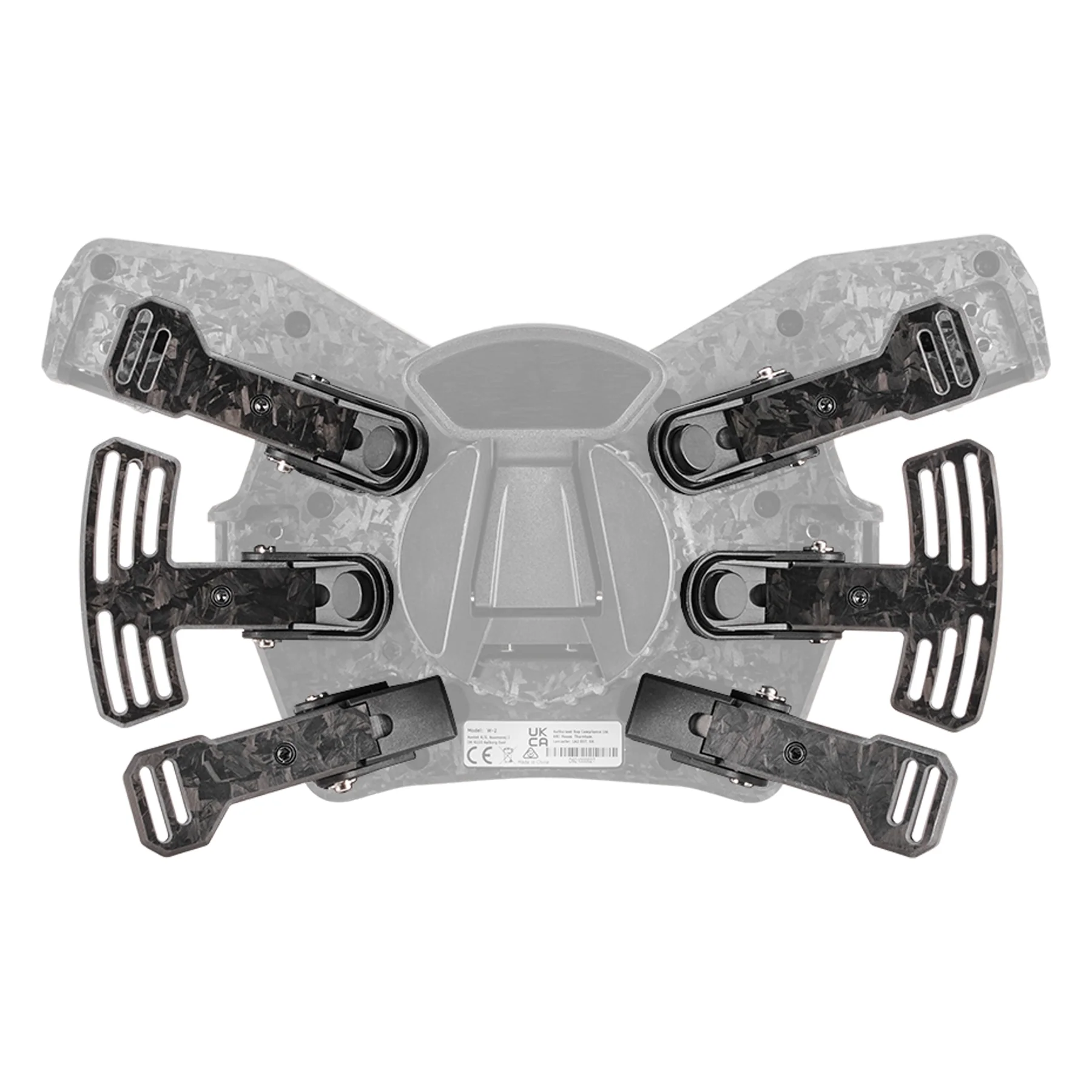 Asetek Carbon Paddles Kit - Image 2