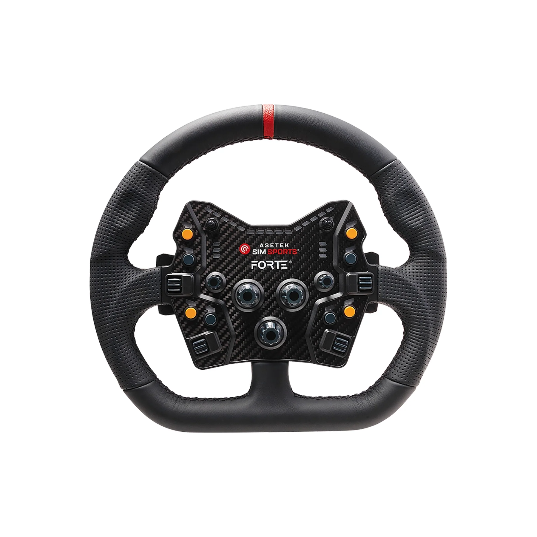 Asetek Closed D Black Leather Rim - Image 4