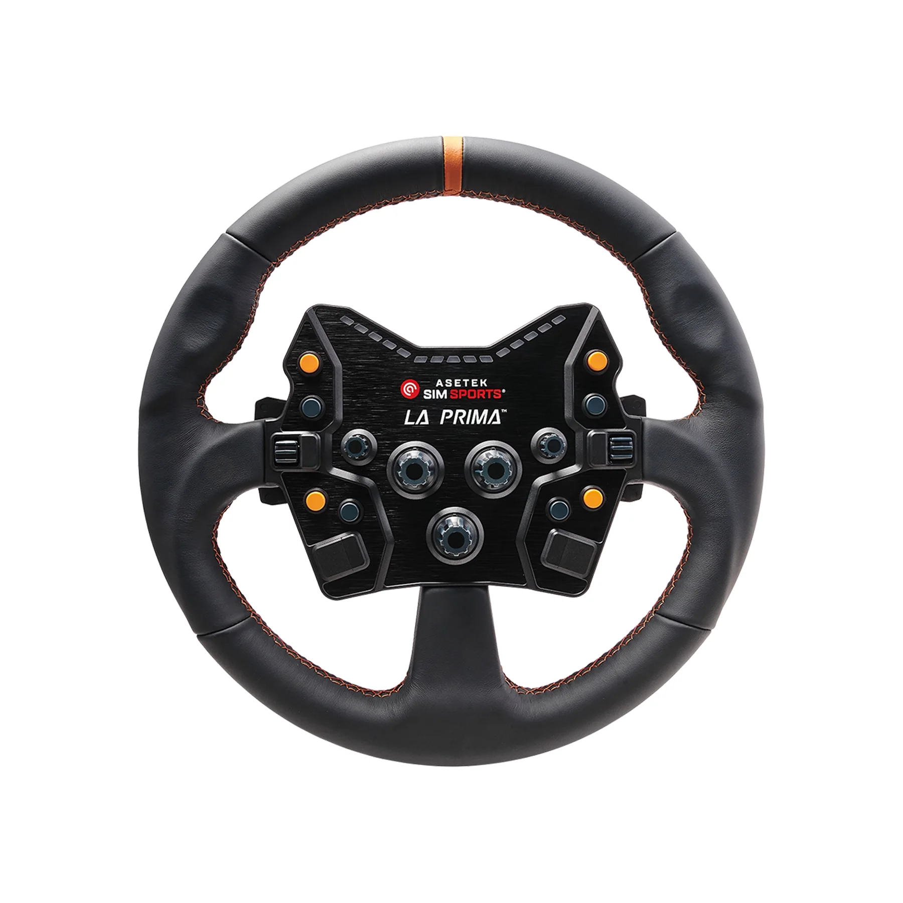 Asetek Round Black Leather Rim - Image 4