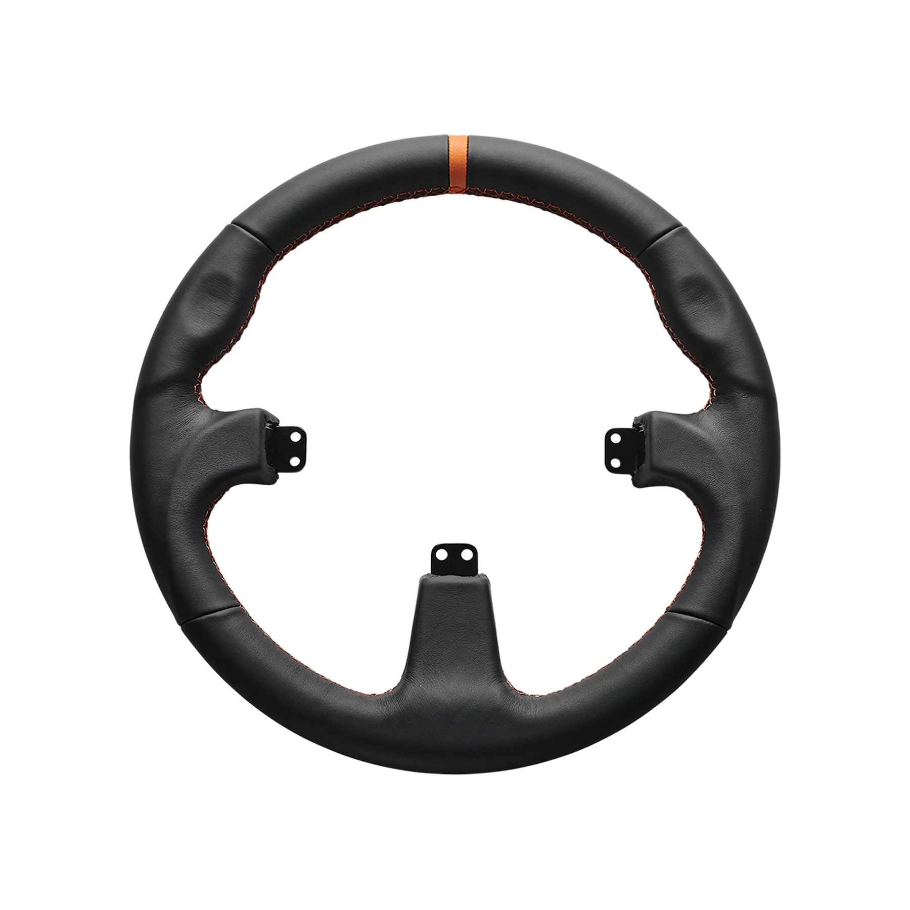 Asetek Round Black Leather Rim - Image 5