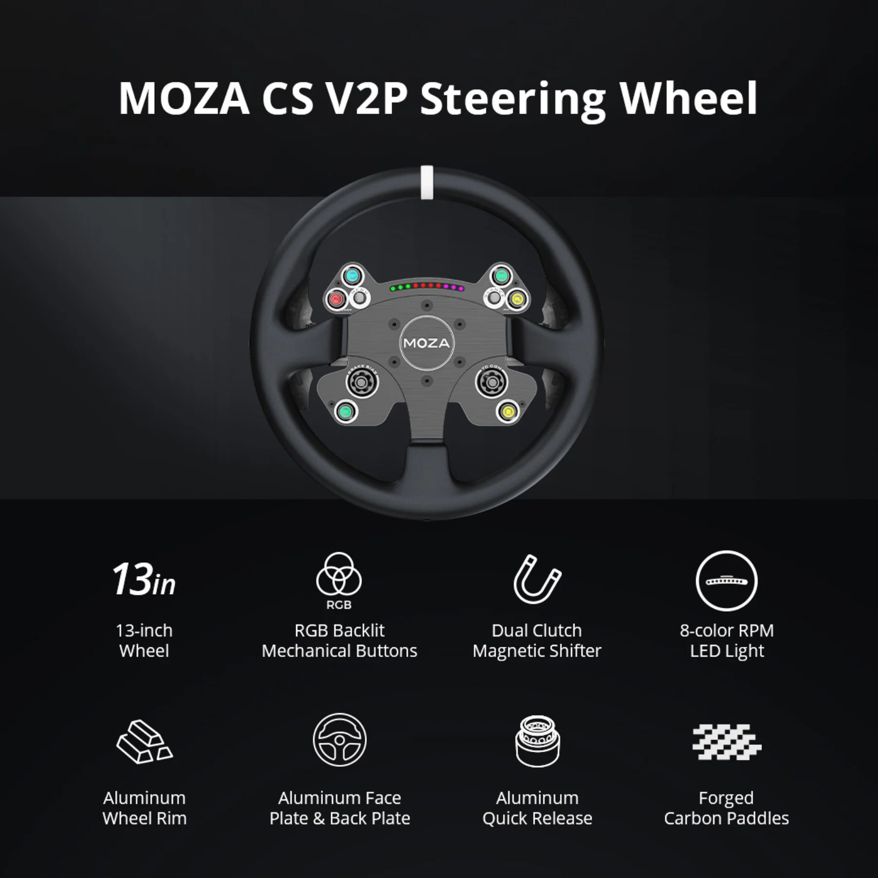 MOZA RACING CS V2P Wheel - Image 4