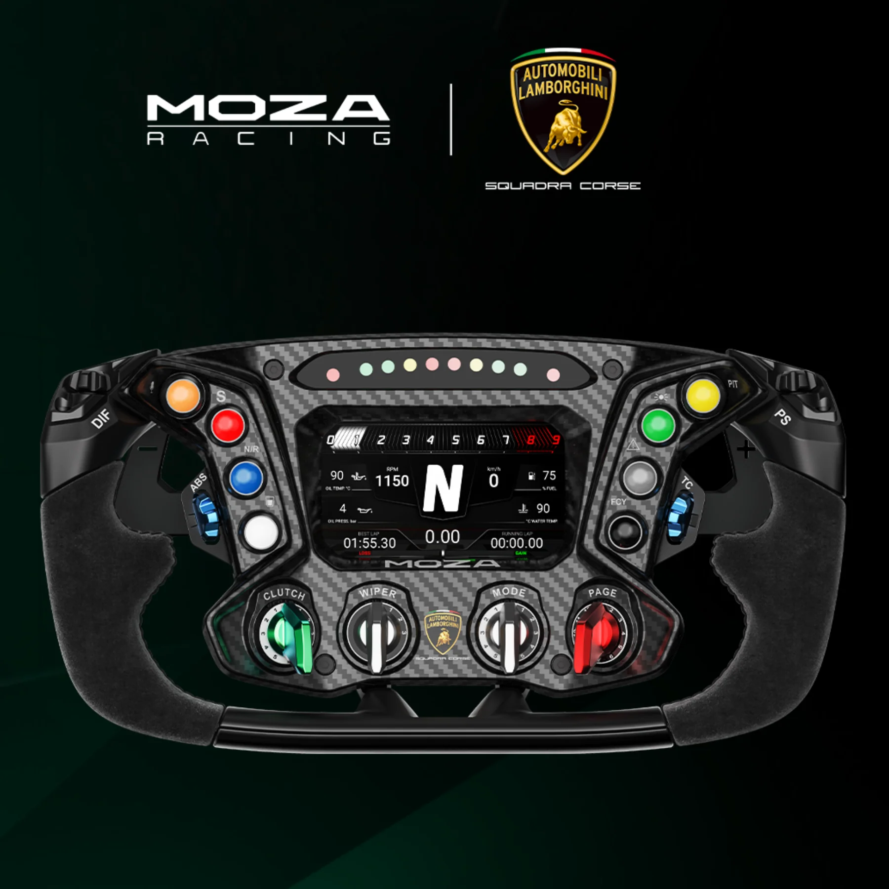 MOZA RACING Essenza SCV12 Sim-Racing Steering Wheel