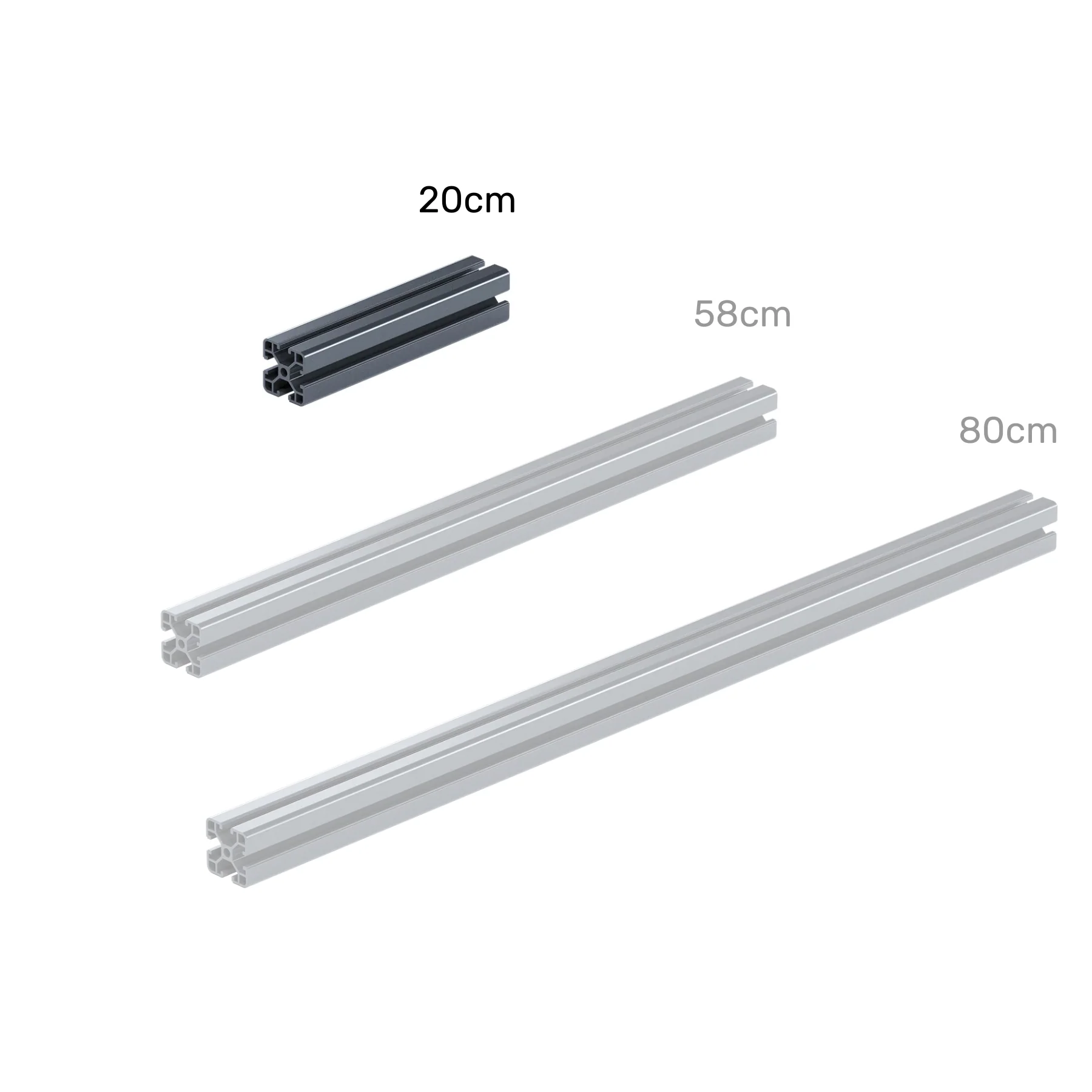 PRIME Aluminium Profile with 8mm Slots - Image 5