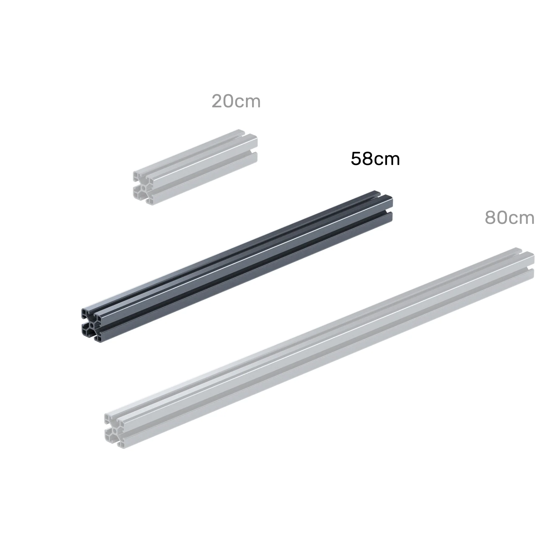 PRIME Aluminium Profile with 8mm Slots - Image 9