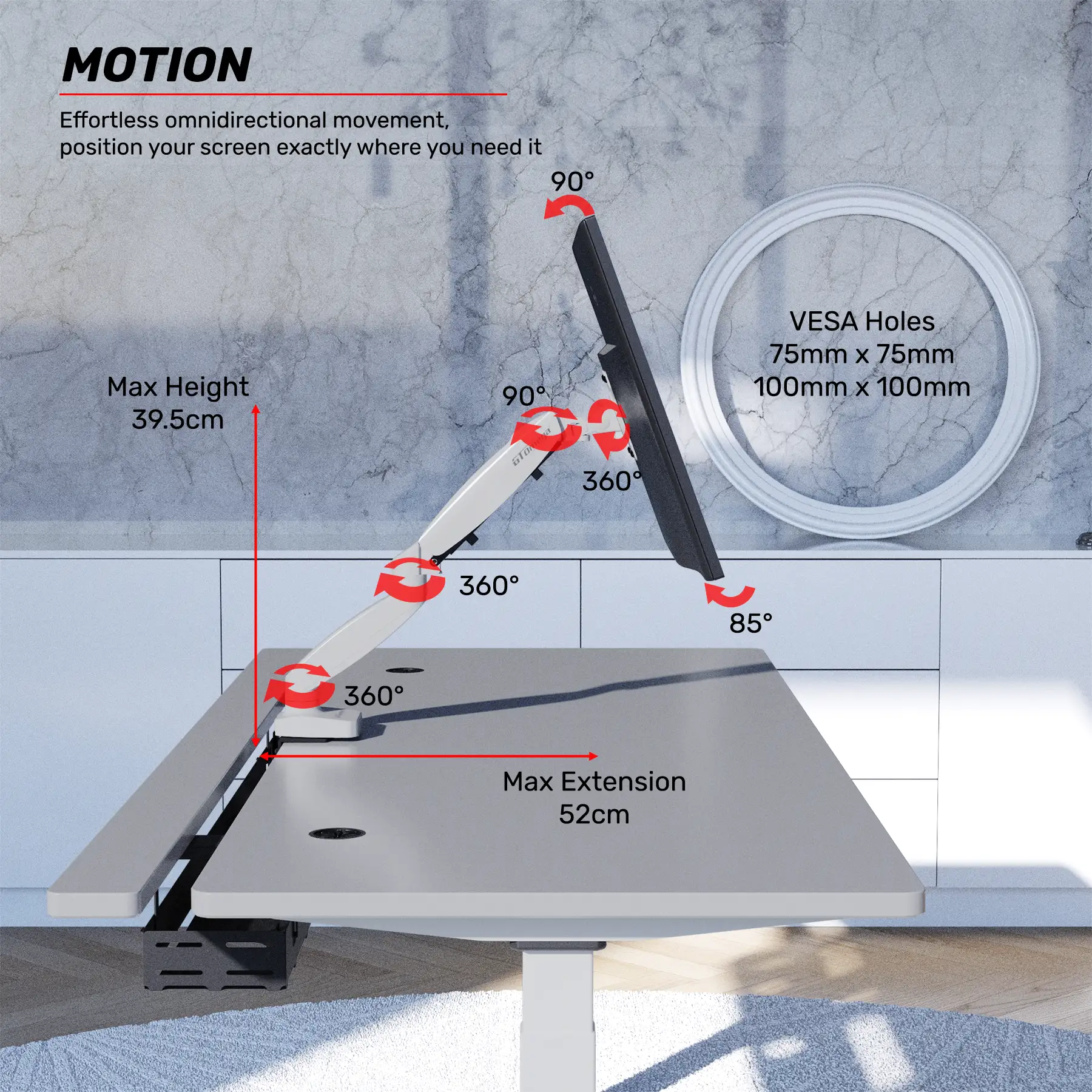 AXIS Mono Lift Monitor Arm - Image 12